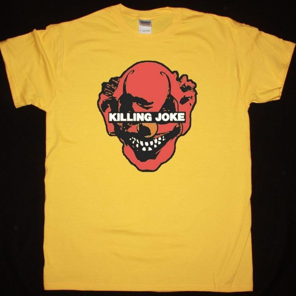 Killing Joke Clown Classic Punk New Yellow Fan T-Shirt